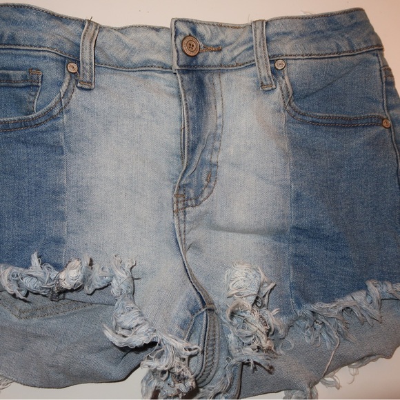 Alterdstare Distressed Denim Shorts - Picture 1 of 3